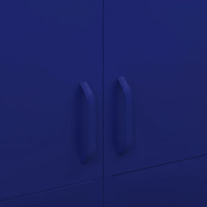 Armadio Blu Marino 90x50x180 cm in Acciaio cod mxl 57968