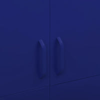 Armadio Blu Marino 90x50x180 cm in Acciaio 336244