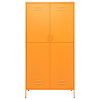 Armadio Giallo Senape 90x50x180 cm in Acciaio cod mxl 76952