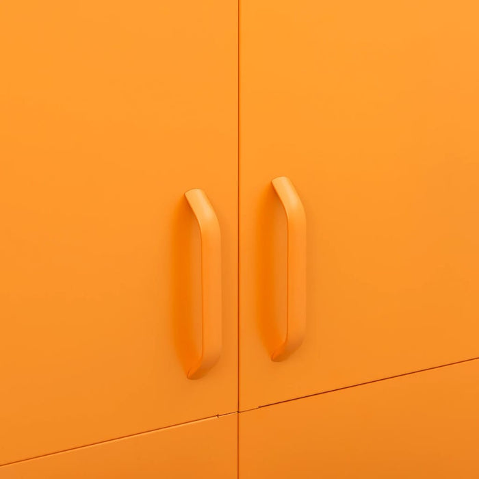 Armadio Giallo Senape 90x50x180 cm in Acciaio 336245