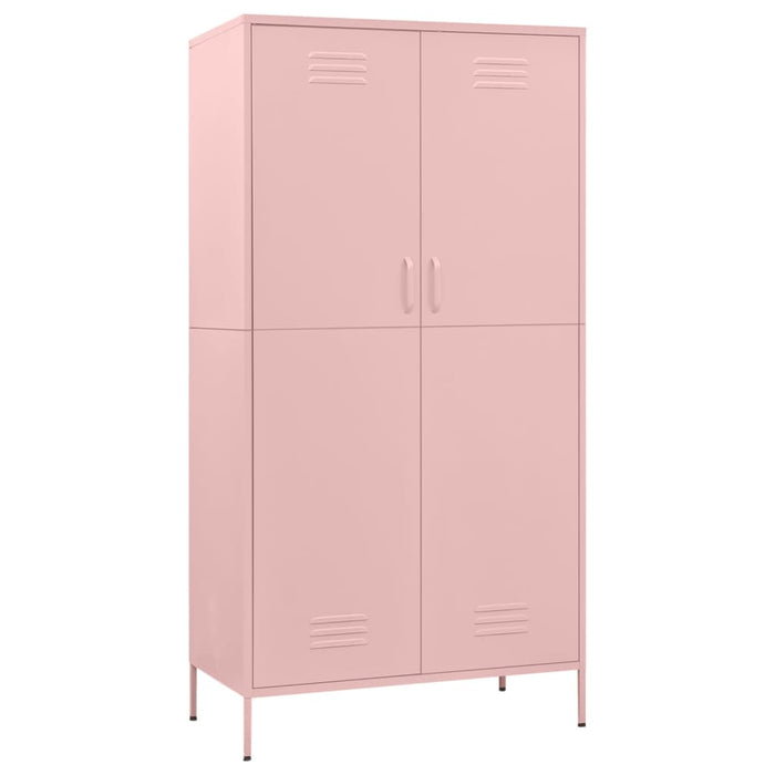 Armadio Rosa 90x50x180 cm in Acciaiocod mxl 128546