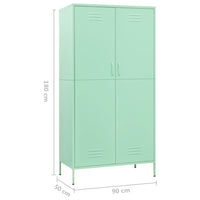 Armadio Menta 90x50x180 cm in Acciaio cod mxl 77619