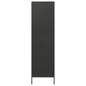 Armadio Antracite 90x50x180 cm in Acciaio 336249