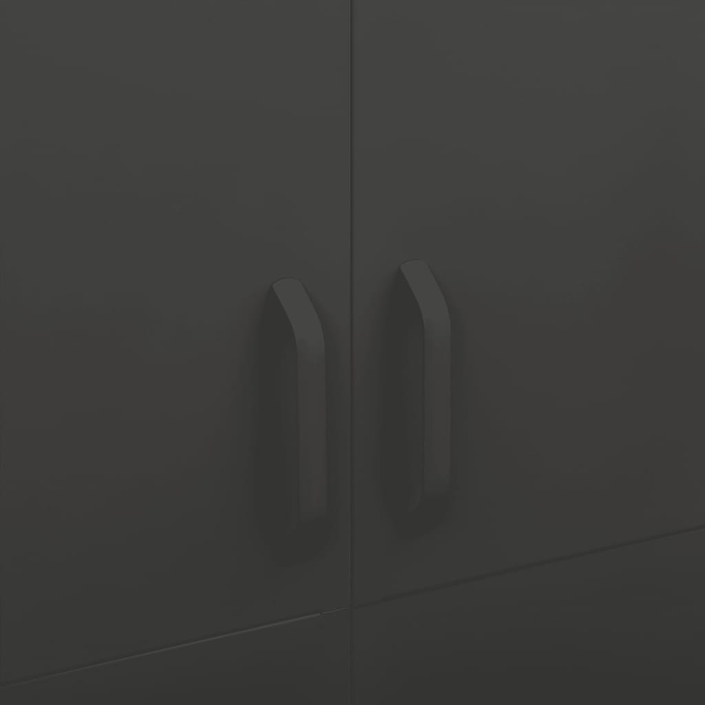 Armadio Antracite 90x50x180 cm in Acciaio cod mxl 78697