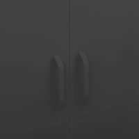 Armadio Antracite 90x50x180 cm in Acciaio cod mxl 78697