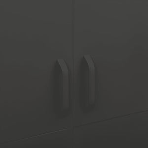 Armadio Antracite 90x50x180 cm in Acciaio cod mxl 78697