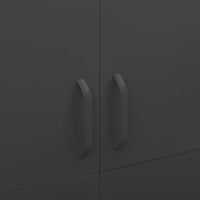 Armadio Antracite 90x50x180 cm in Acciaio 336249