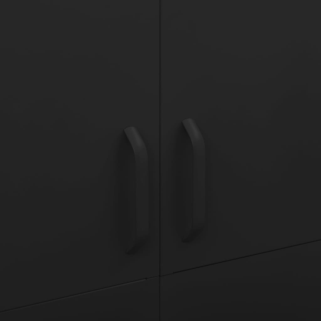 Armadio Nero 90x50x180 cm in Acciaio 336250