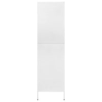 Armadio Bianco 90x50x180 cm in Acciaio 336251