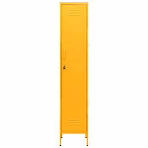 Armadio Giallo Senape 35x46x180 cm in Acciaio 336254