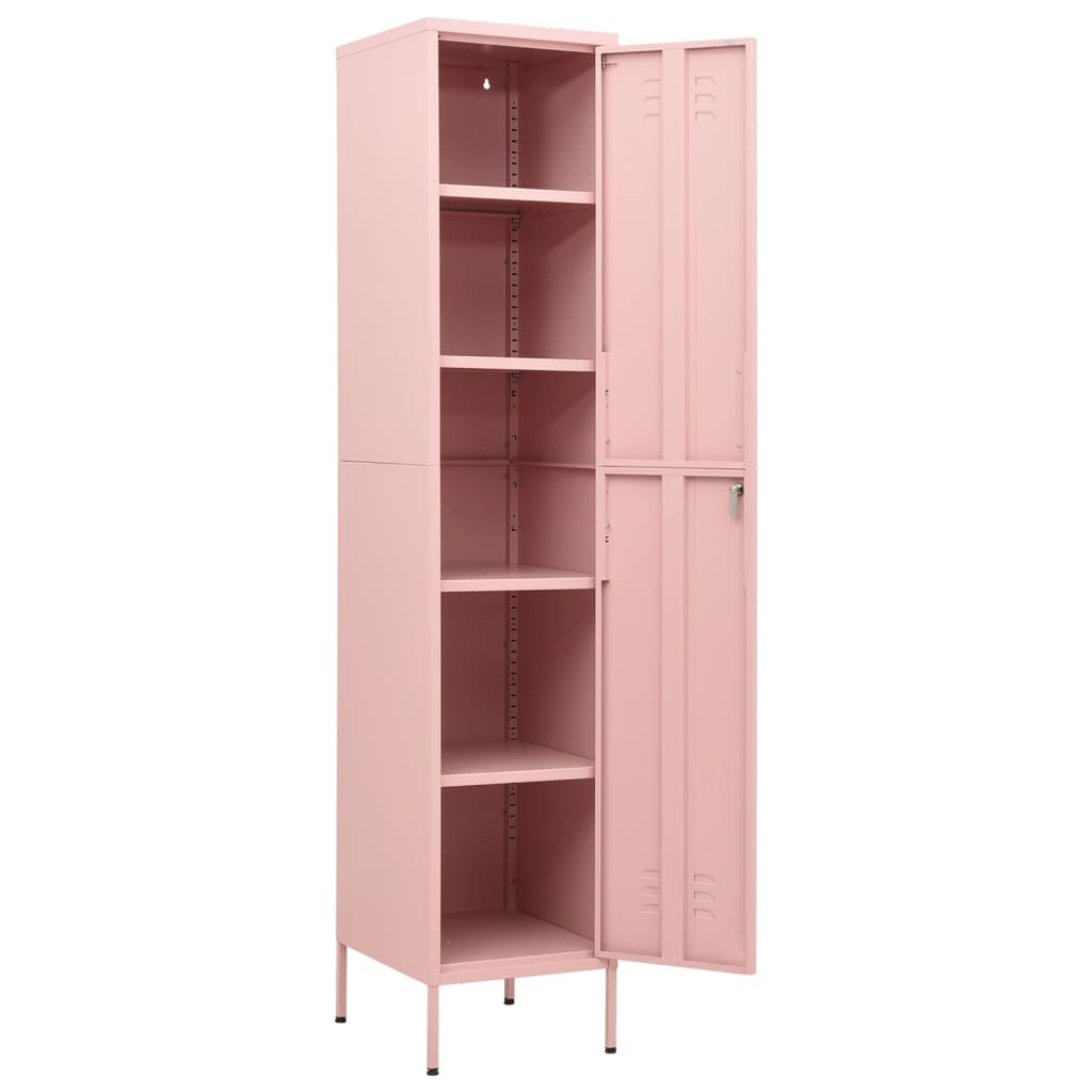 Armadio Rosa 35x46x180 cm in Acciaio cod mxl 49413