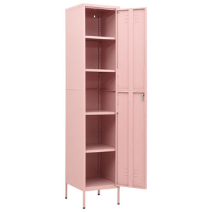 Armadio Rosa 35x46x180 cm in Acciaio cod mxl 49413