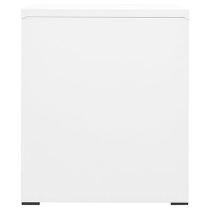 Schedario Bianco 46x62x72,5 cm in Acciaio cod mxl 66114