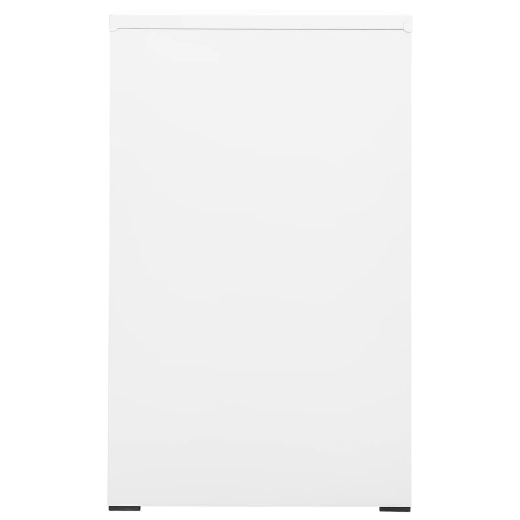 Schedario Bianco 46x62x102,5 cm in Acciaio 336274