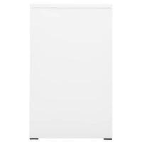 Schedario Bianco 46x62x102,5 cm in Acciaio 336274