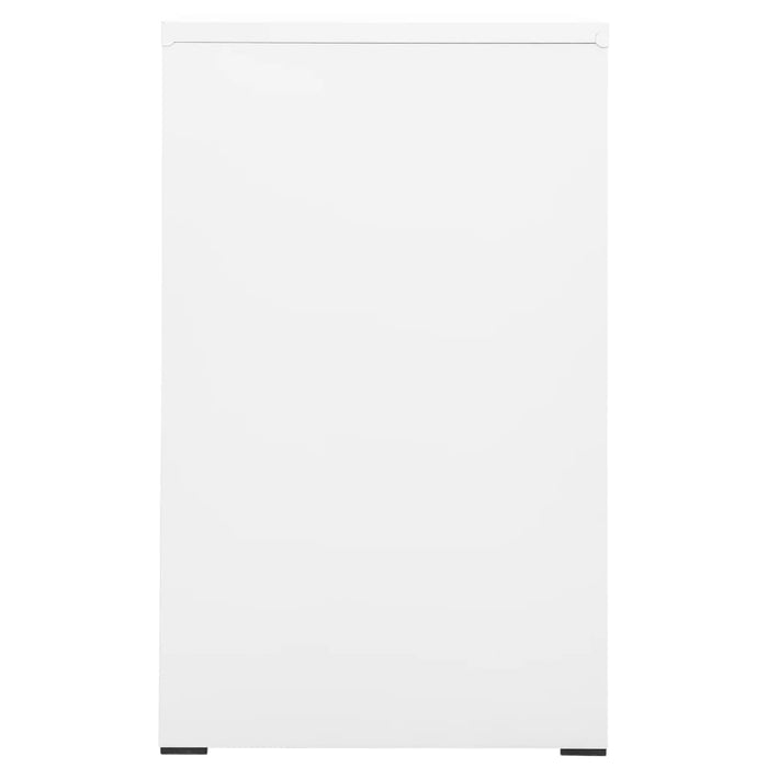 Schedario Bianco 46x62x102,5 cm in Acciaio 336274
