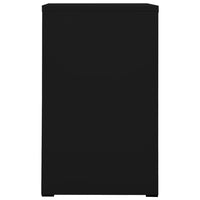 Schedario Nero 46x62x102,5 cm in Acciaio cod mxl 73232