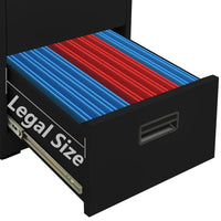 Schedario Nero 46x62x102,5 cm in Acciaio cod mxl 73232