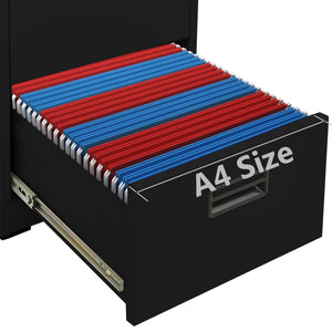 Schedario Nero 46x62x102,5 cm in Acciaio cod mxl 73232