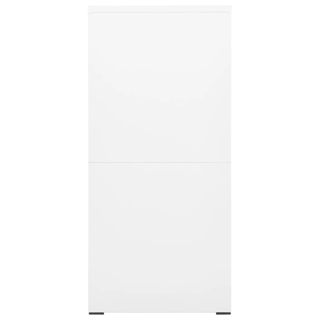 Armadio Classificatore Bianco 46x62x133 cm in Acciaio cod mxl 76409
