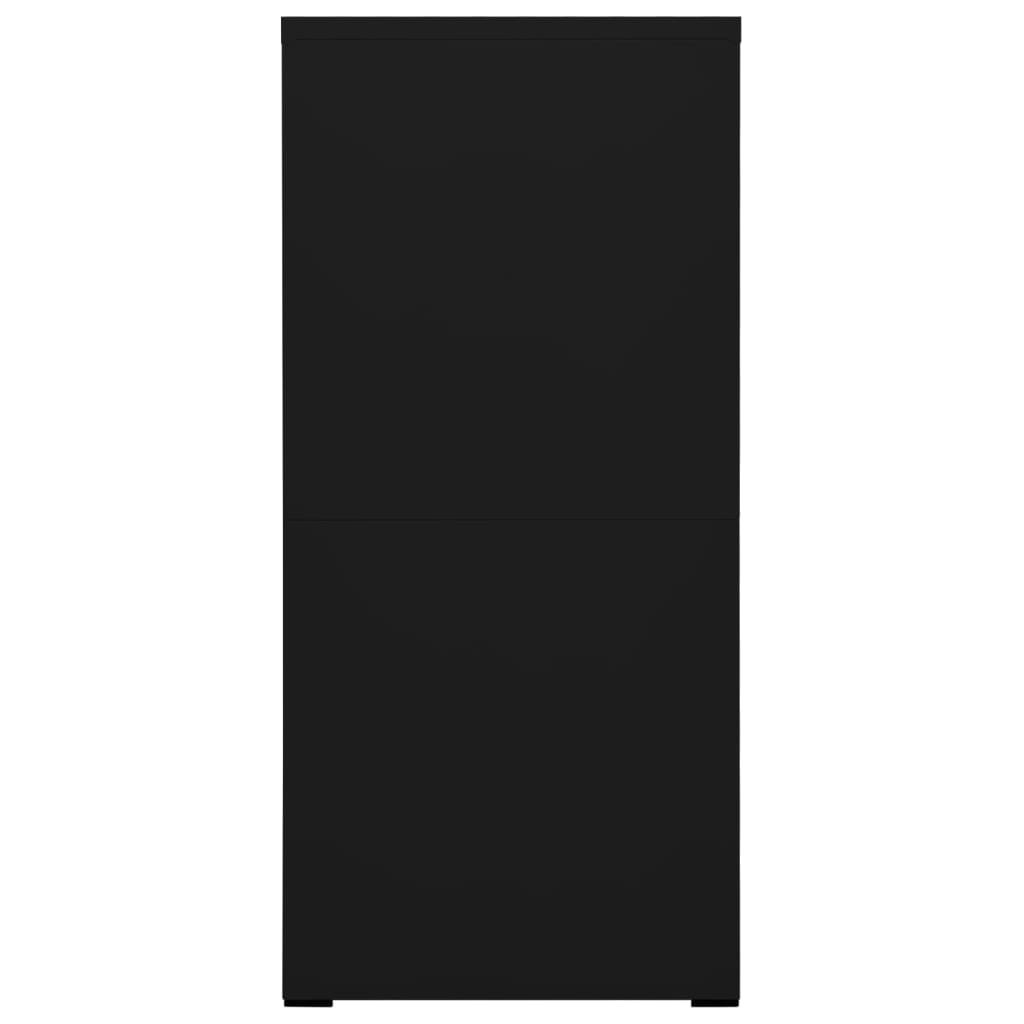 Schedario Nero 46x62x133 cm in Acciaio 336280