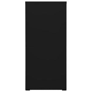 Schedario Nero 46x62x133 cm in Acciaio cod mxl 67335