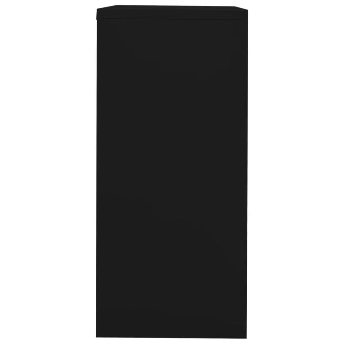 Armadio Classificatore Nero 90x46x103 cm in Acciaio 336292