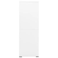 Armadio Classificatore Bianco 90x46x134 cm in Acciaio 336294