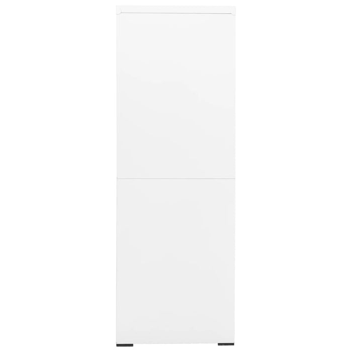Armadio Classificatore Bianco 90x46x134 cm in Acciaio 336294