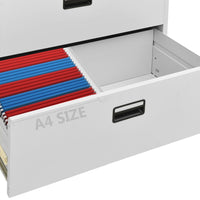 Armadio Classificatore Grigio Chiaro 90x46x164 cm in Acciaio cod mxl 57310