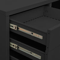 Armadio per Ufficio Antracite 90x40x102 cm in Acciaio 336408