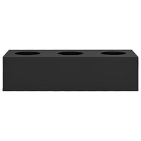 Fioriera da ufficio antracite 90 x 40 x 23 cm acciaio 02_0001367