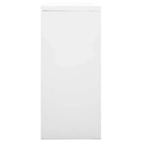 Armadio con Ante Scorrevoli Grigio 90x40x90 cm in Acciaio cod mxl 40533