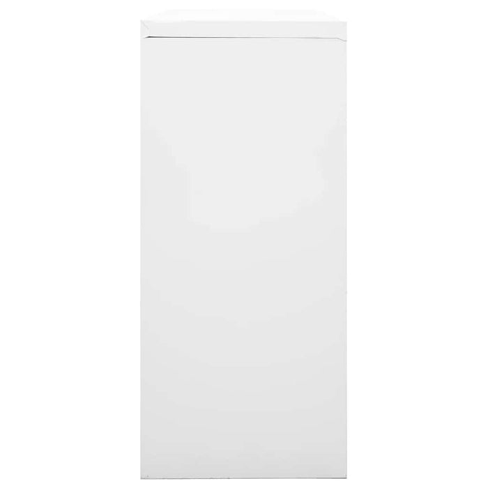 Armadio con Ante Scorrevoli Grigio 90x40x90 cm in Acciaio cod mxl 40533