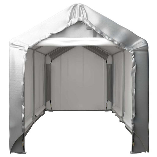 Tenda Capannone 180x300 cm in Acciaio Grigio 3079585