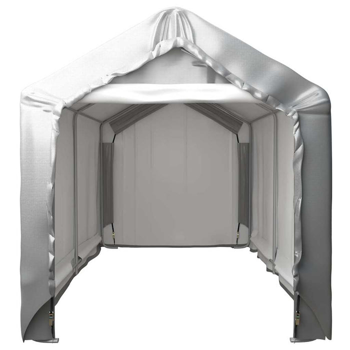 Tenda Capannone 180x300 cm in Acciaio Grigio 3079585