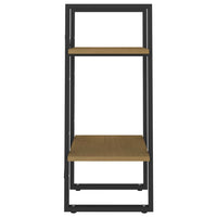 Libreria a 2 Ripiani 40x30x70 cm in Legno Massello di Pino 806415