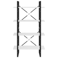 Libreria a 4 Ripiani Bianca 80x30x140 cm in Legno Multistrato 806457