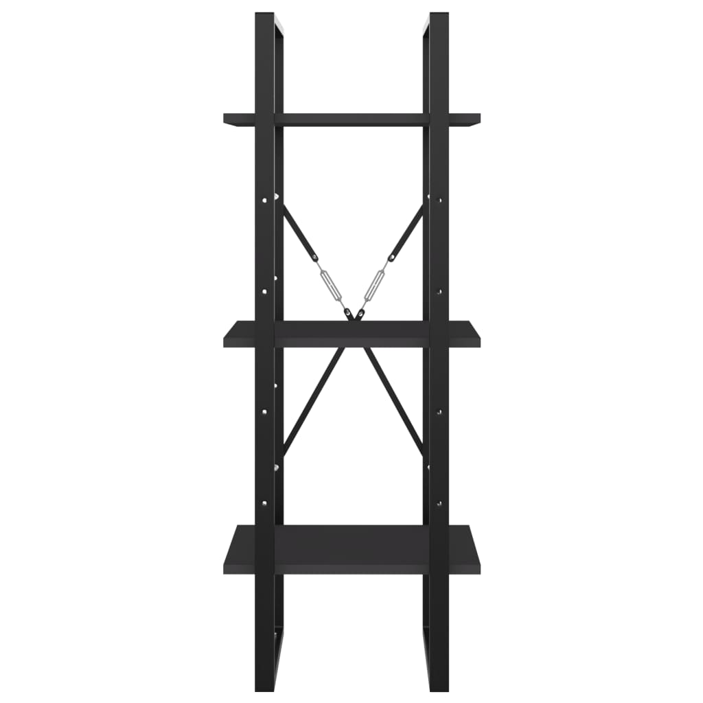 Libreria a 3 Ripiani Grigia 40x30x105 cm in Legno Multistrato 806489