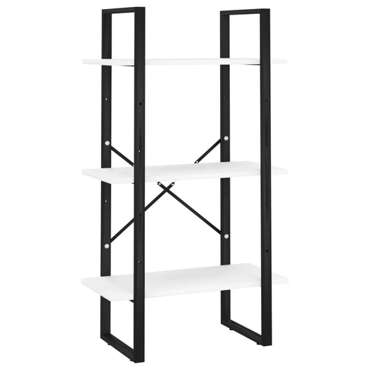 Ripiano portaoggetti 60 x 30 x 105 cm in truciolato bianco 02_0000625