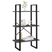 Scaffale Portaoggetti Grigio 60x30x105 cm Legno Multistrato 806509