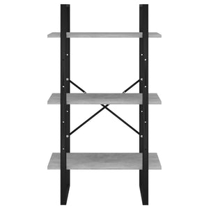 Scaffale Portaoggetti Grigio Cemento 60x30x105 cm in Truciolato cod mxl 12531