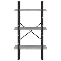 Ripiano portaoggetti 60 x 30 x 105 cm in truciolato grigio 02_0000631