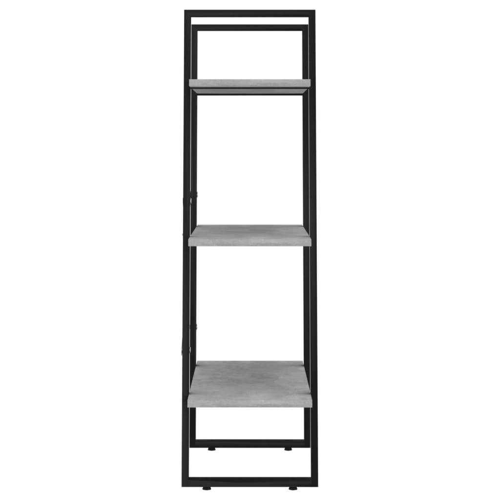 Scaffale Portaoggetti Grigio Cemento 60x30x105 cm in Truciolato cod mxl 12531