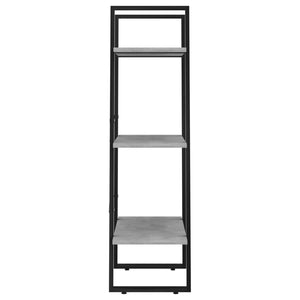 Ripiano portaoggetti 60 x 30 x 105 cm in truciolato grigio 02_0000631