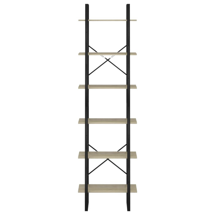 Scaffale Portaoggetti Sonoma 60x30x210 cm in Legno Multistrato 806520