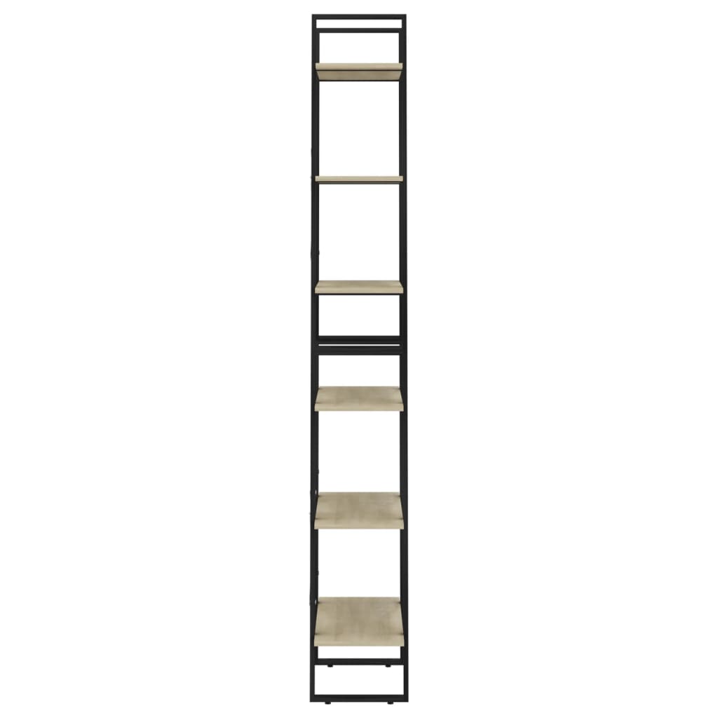 Scaffale Portaoggetti Sonoma 60x30x210 cm in Legno Multistrato 806520