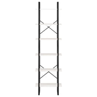 Scaffale Bianco 60x30x210 cm in Legno Massello di Pino