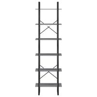 Scaffale Grigio 60x30x210 cm in Legno Massello di Pino cod mxl 22902