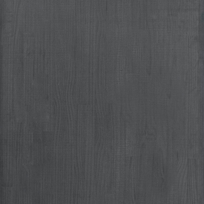 Scaffale Grigio 60x30x210 cm in Legno Massello di Pino cod mxl 22902